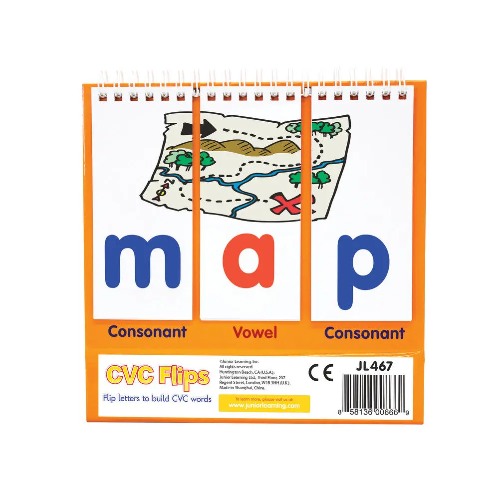 Cvc Flips Junior Learning - Interactive Spelling Toy For Ages 4-5 1