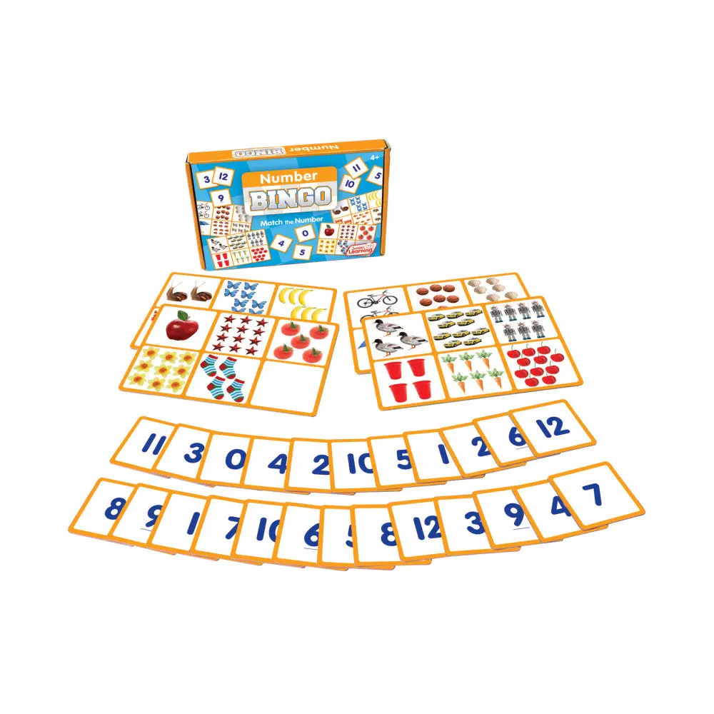Junior Learning Number Bingo Game - Educational Counting Toy For Ages 4-6 1