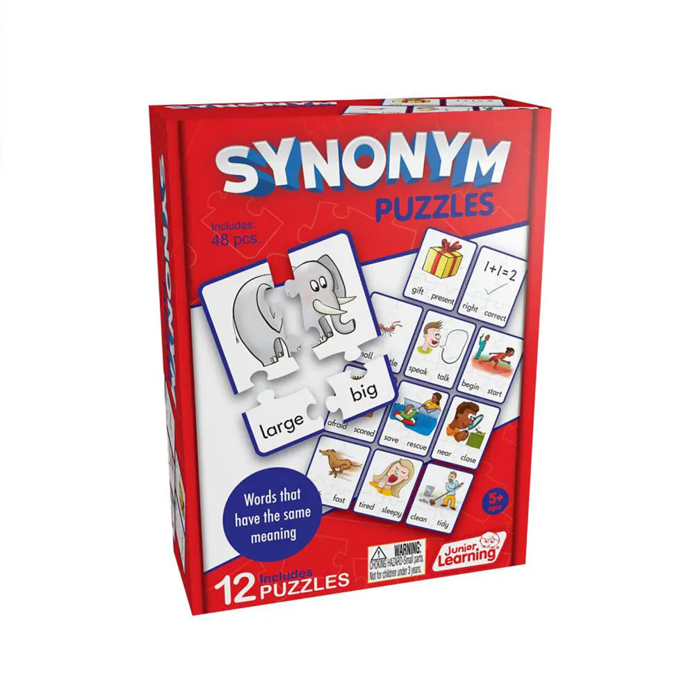 Junior Learning Synonym Explorer - Educational Vocabulary Puzzle Set 1