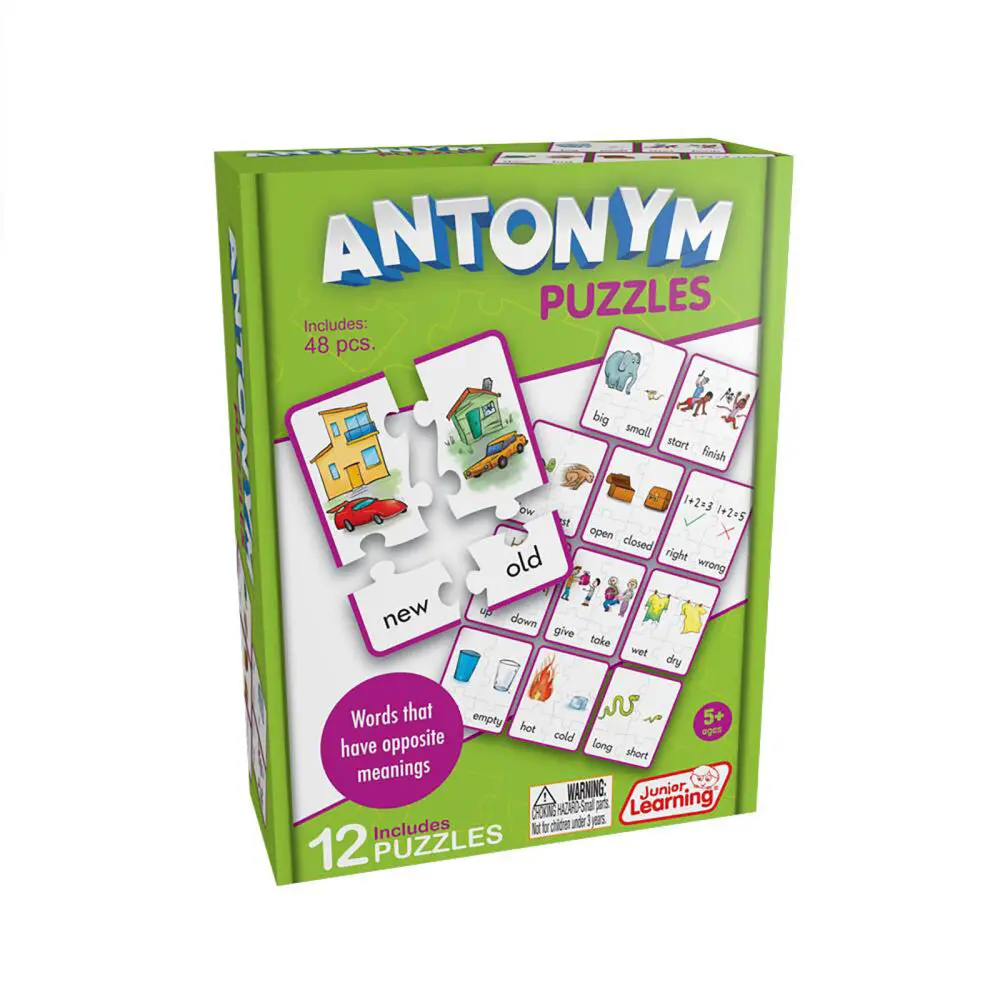 Antonym Puzzles Junior Learning Set - Educational Toy For Ages 5-8 1