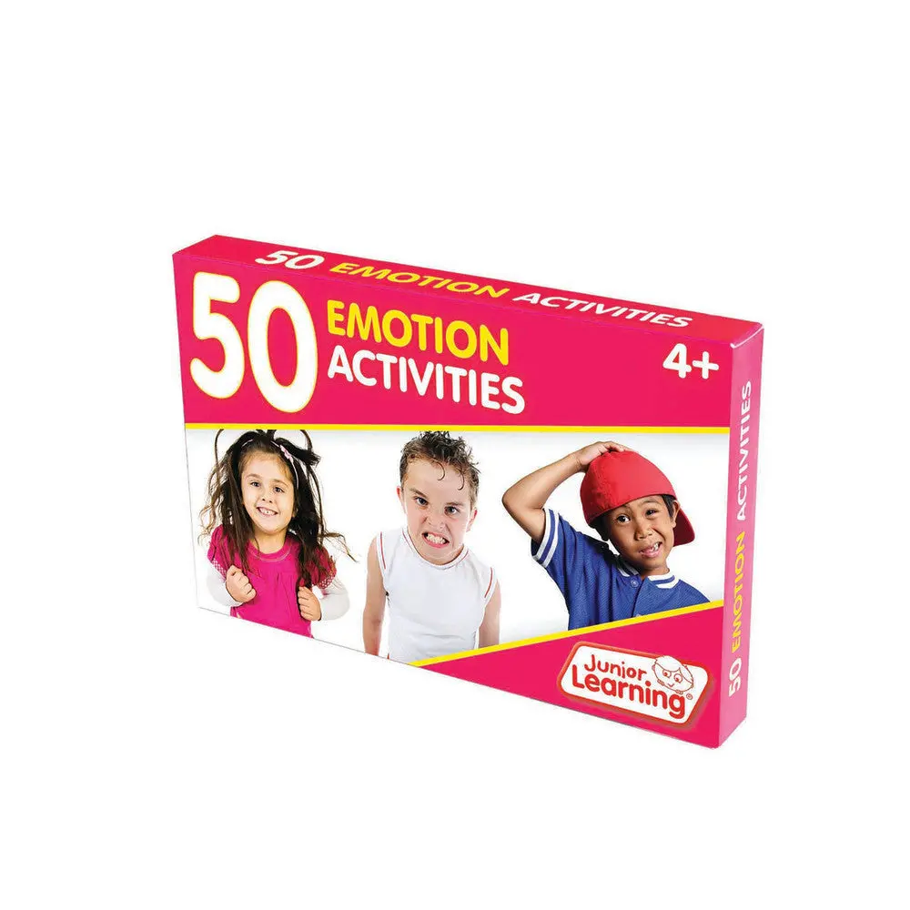 Junior Learning 50 Emotion Activities - Interactive Emotional Learning Set For Ages 4-5 1