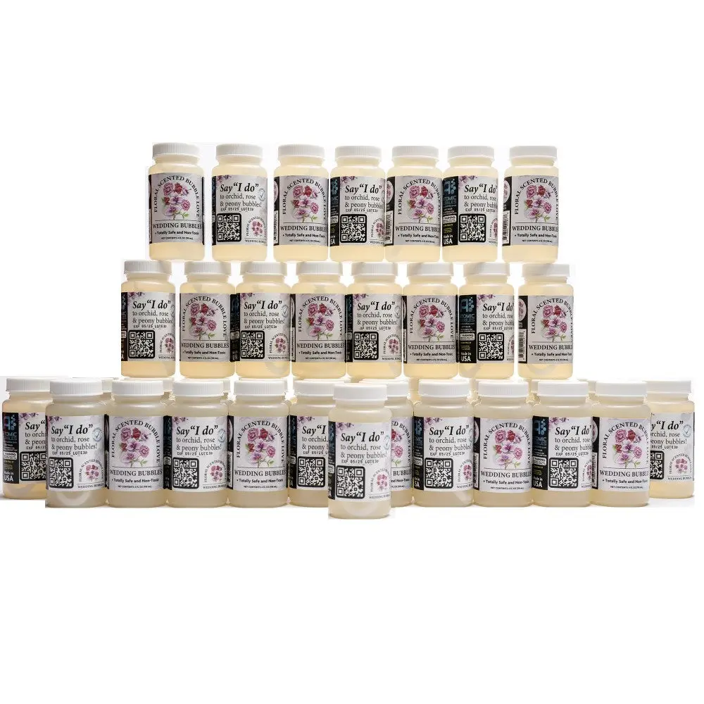 Atomic Bubbles Floral Scented Celebration Bubbles, 48-Pack 1
