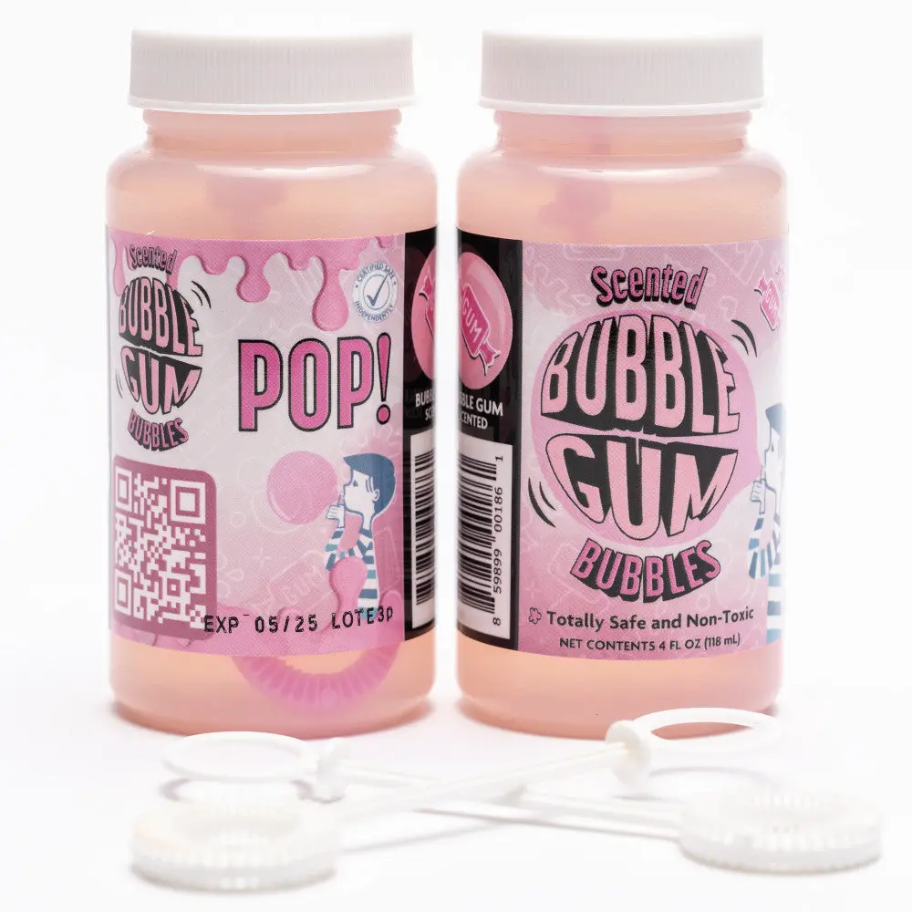 Atomic Bubbles Bubble Love Bubblegum Scented Bubbles, 2-Pack 1