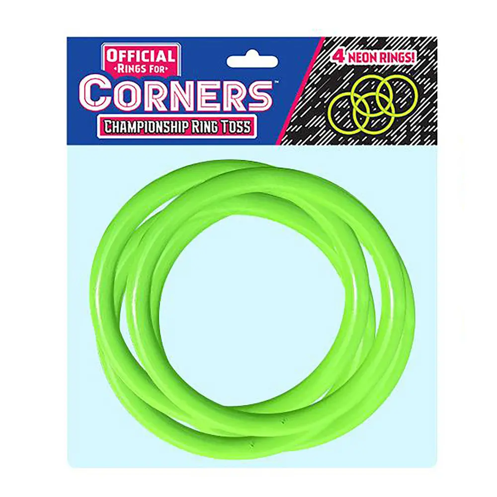 Corners Championship 4Pc Green Ring Toss Set - Outdoor & Indoor Fun 1
