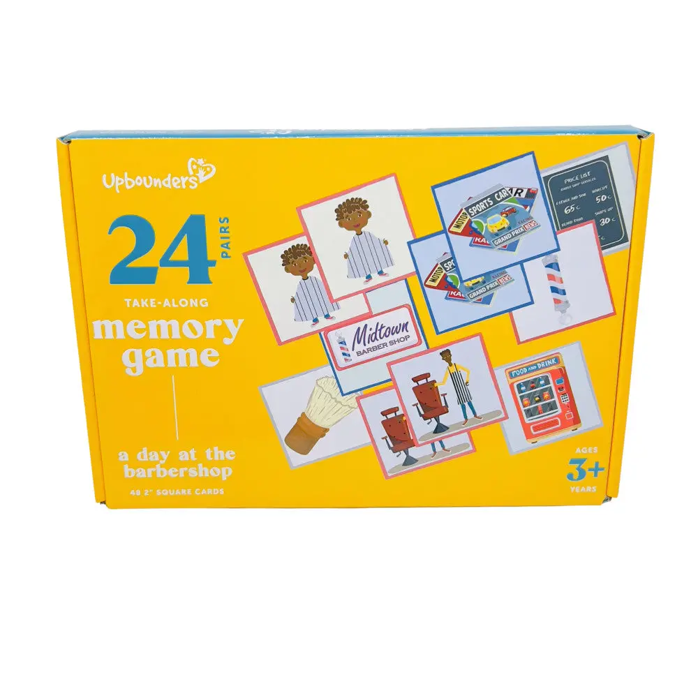 Little Likes Kids Upbounders - A Day At The Barbershop - Multicultural Memory Game 1