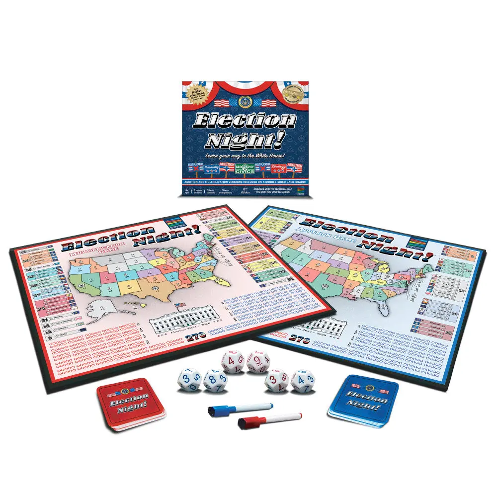Election Night! Educational Board Game For Family Fun And Learning 1