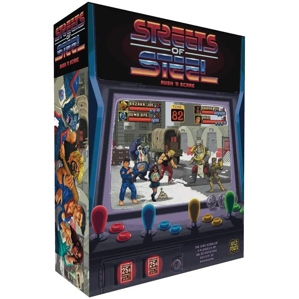 Streets Of Steel: Rush N Scare Retro Tabletop Arcade Game 1