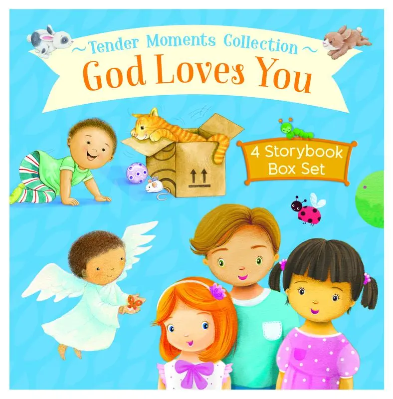 God Loves You 4-Book Padded Board Set By Kidsbooks Publishing 1