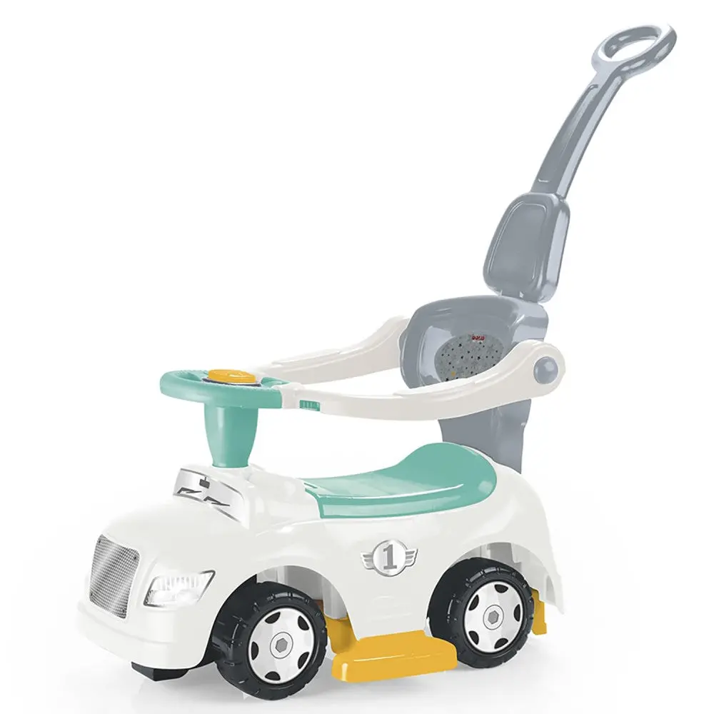 Dolu Ride-On Car - Transformable Toddler Toy - White, Green, Yellow 1