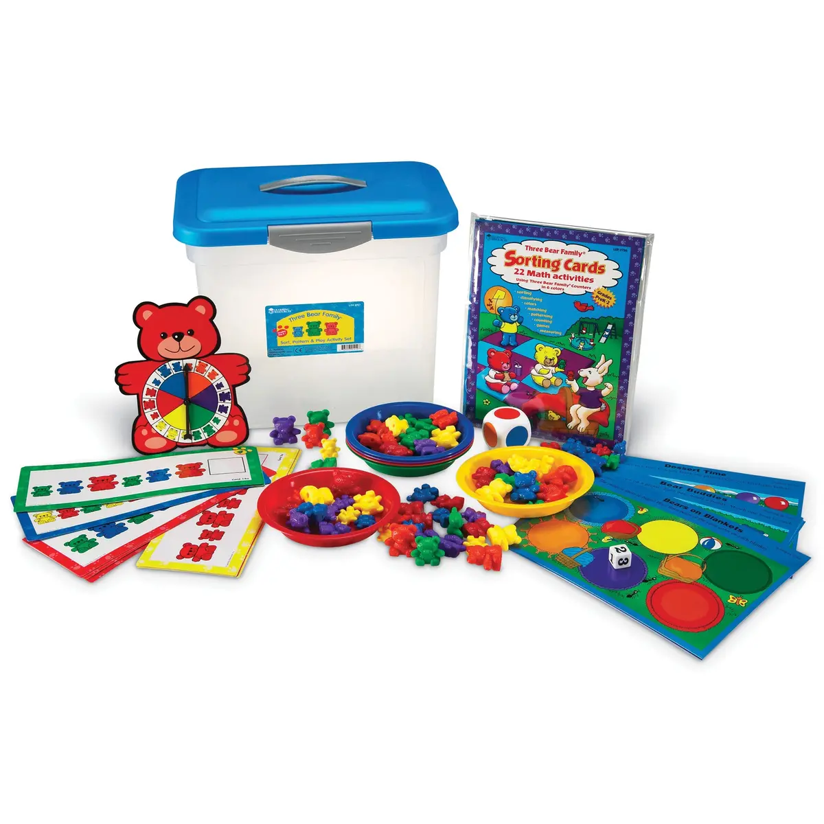 Learning Resources Three Bear Family - Color & Counting Activity Set 1