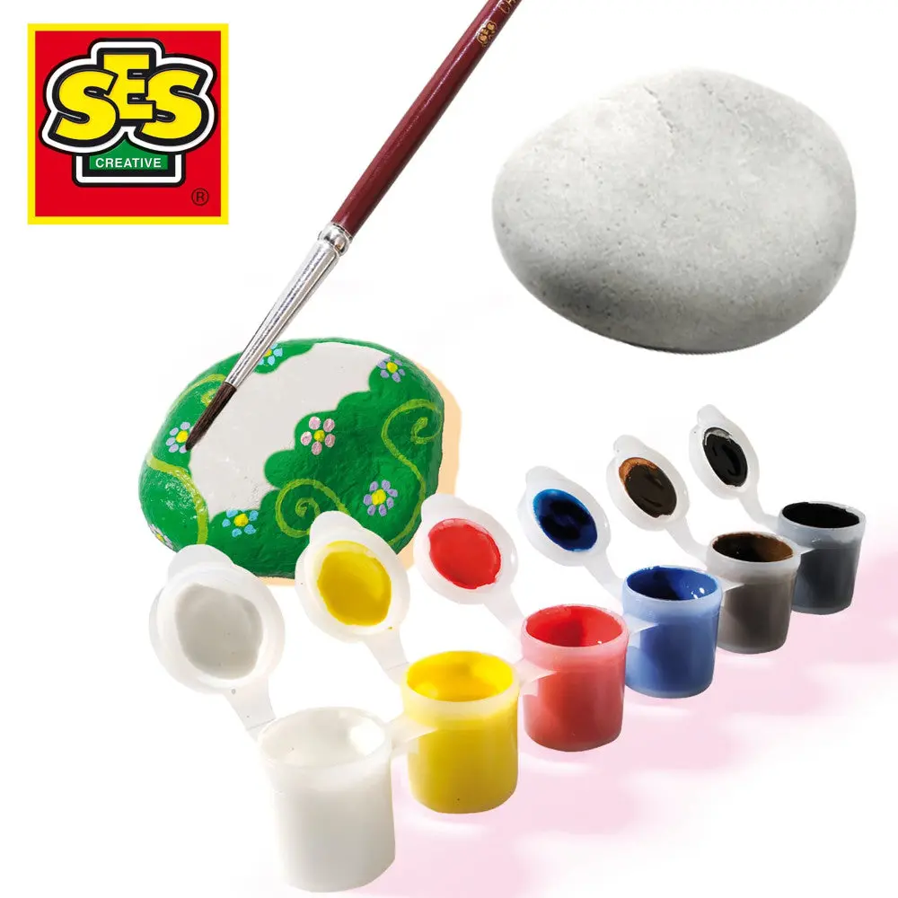Ses Creative Rock Art Painting Stones Kit - Diy Crafts Set For Kids 1