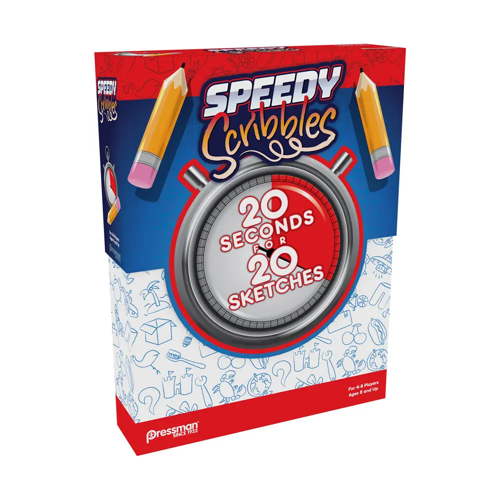 Speedy Scribbles Family Drawing Game By Pressman Toy 1