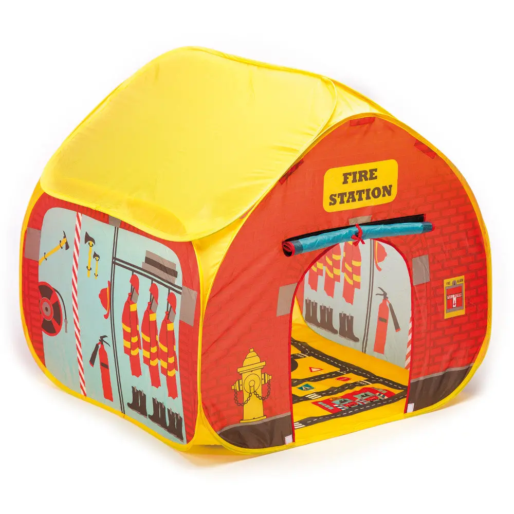 Fun2give Pop-It-Up Firestation Tent With Streetmap Playmat 1