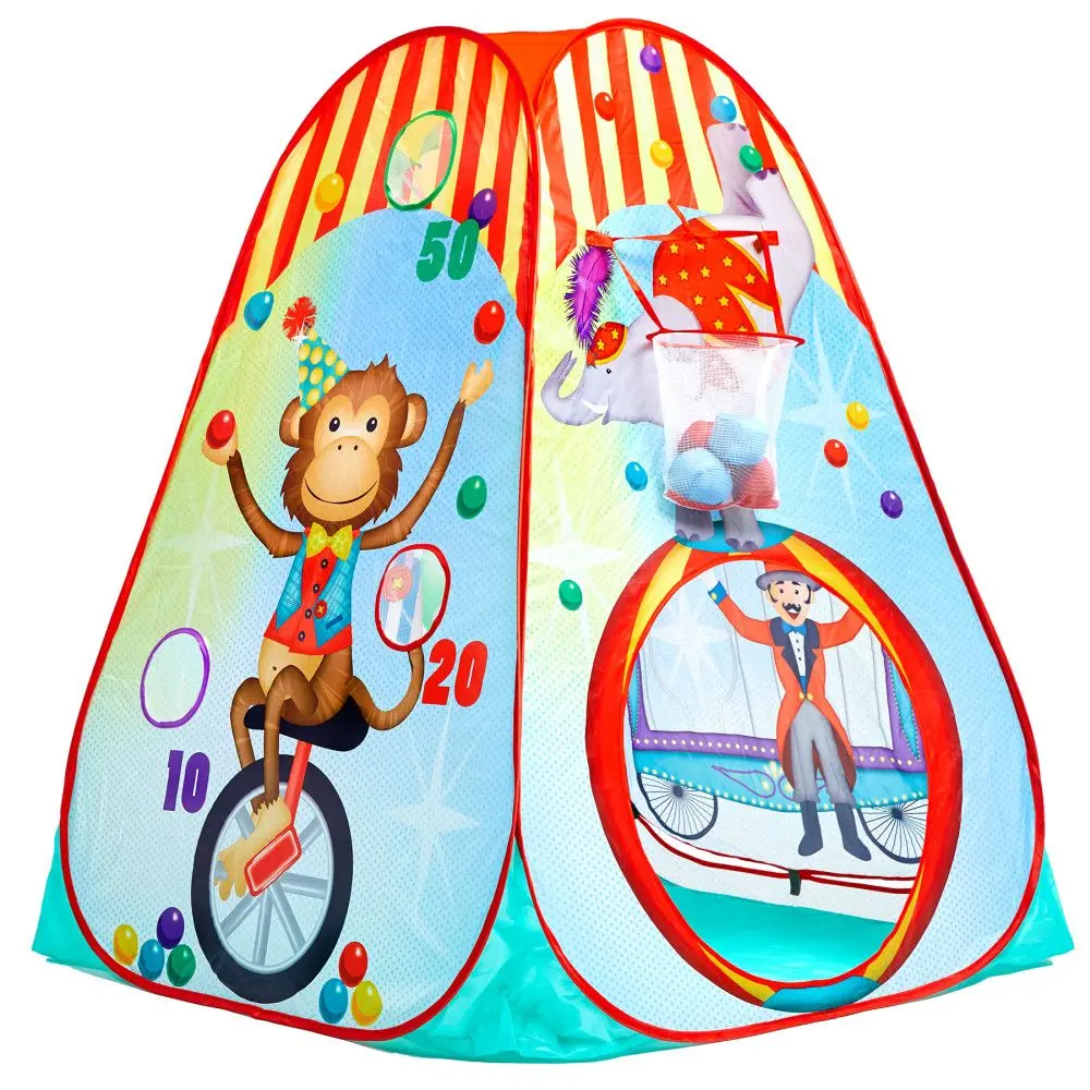 Fun2give Pop-It-Up Circus Activity Play Tent ‚Äì Colorful Imaginative Playhouse 1