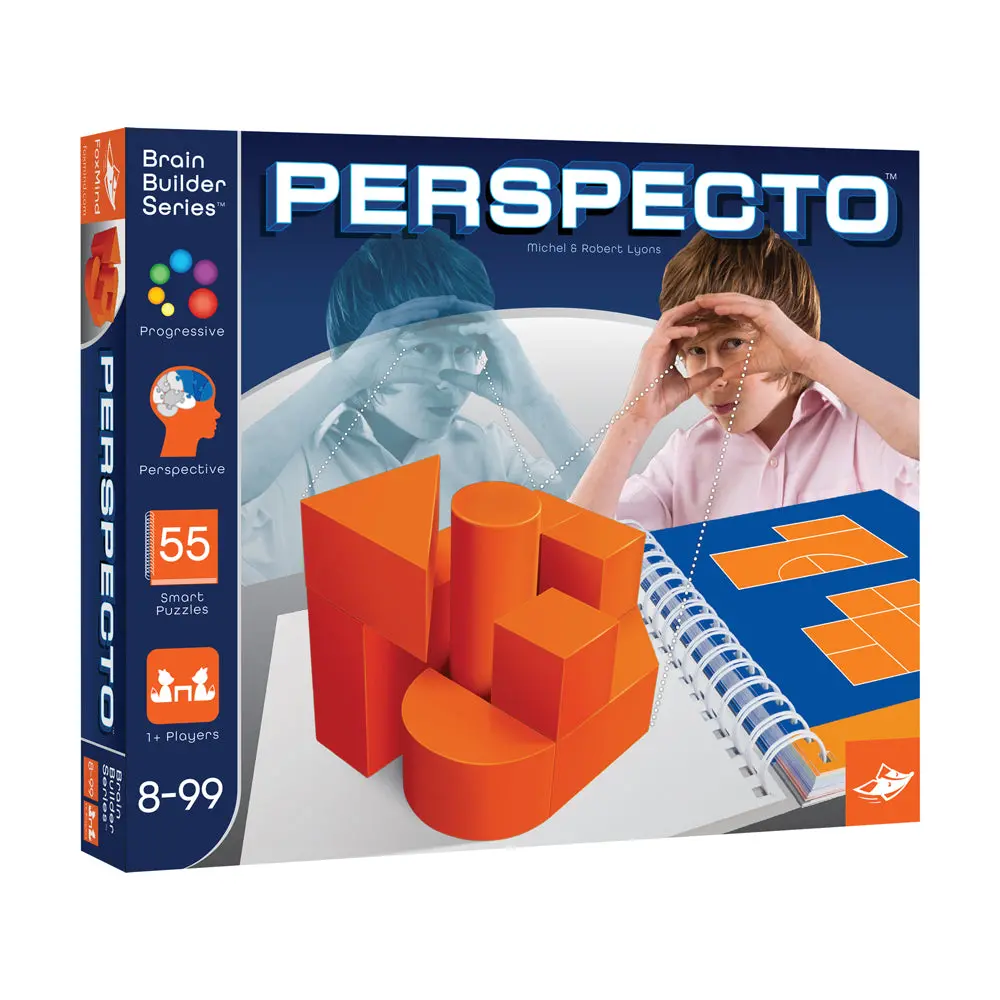 Foxmind Brain Builder Series Perspecto Geoblock 3D Puzzle Game 1