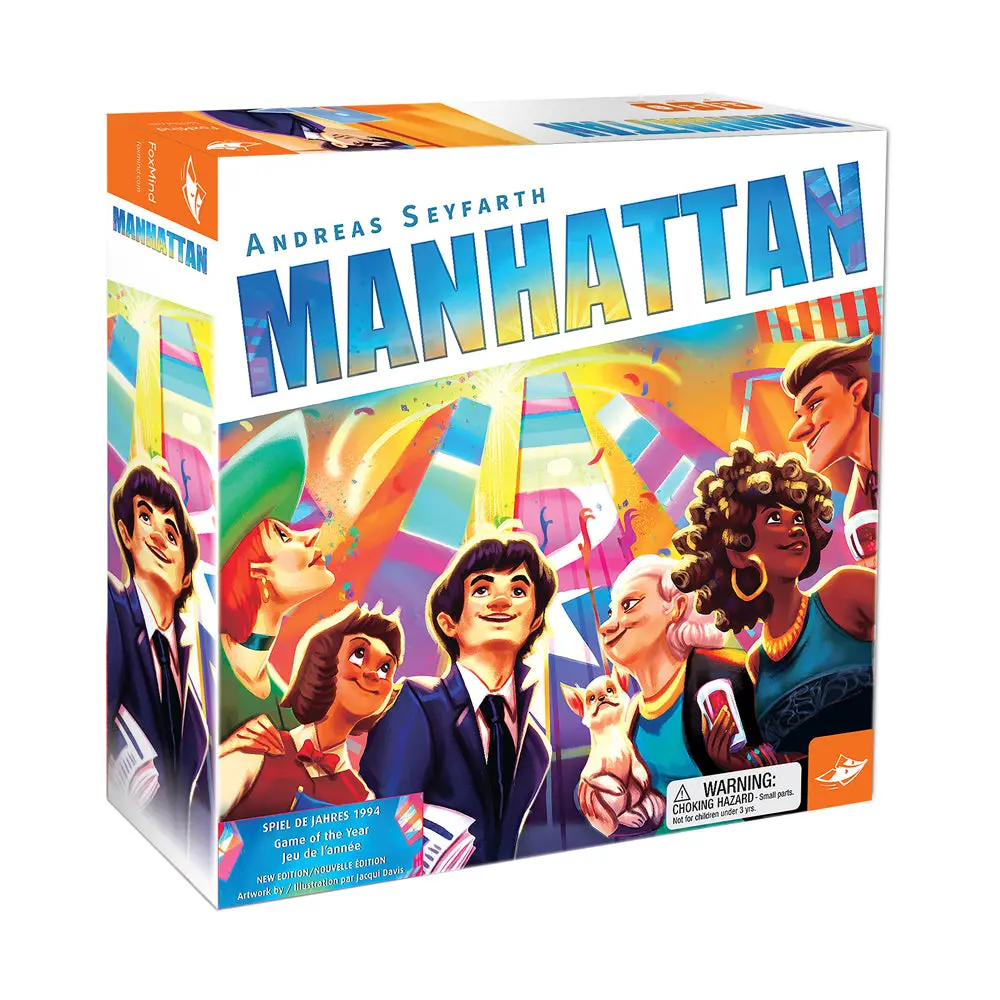 Manhattan Skyline Building Strategy Board Game By Foxmind 1