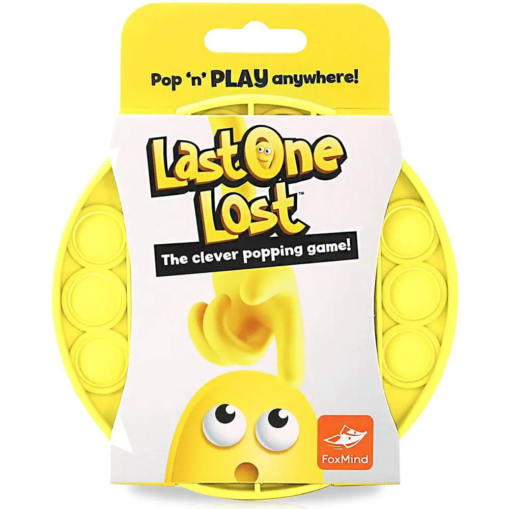 Foxmind Games Last One Lost Portable Strategy Game, Yellow 1
