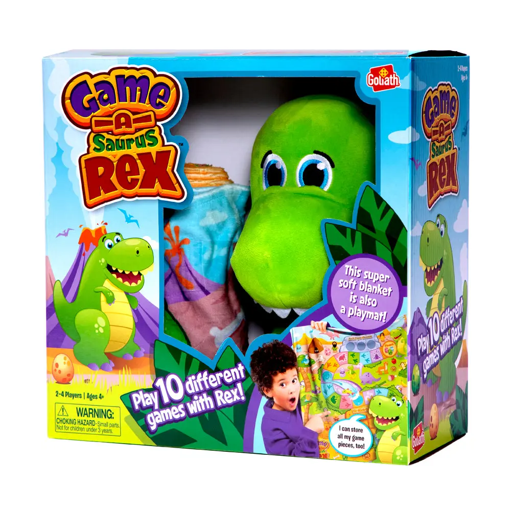 Game-A-Saurus Rex Interactive Plush And Board Game 1