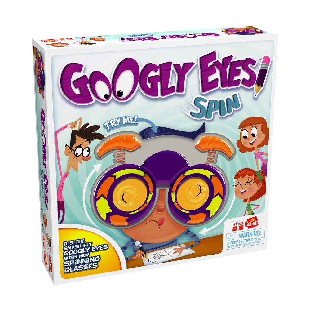 Googly Eyes Spin Family Drawing Game By Goliath 1