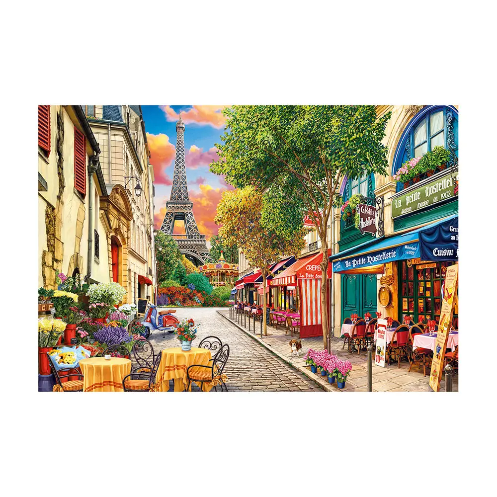 Goliath Small Street In Paris Jigsaw Puzzle - 1000 Pc 1