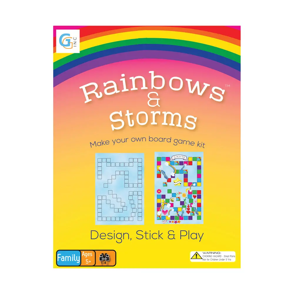 Rainbows & Storms Family Board Game By Griddly Games 1
