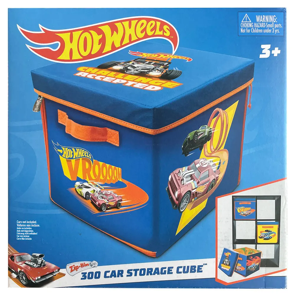 Tara Toy Hot Wheels Zipbin 300 Car Storage Cube And Playmat 1