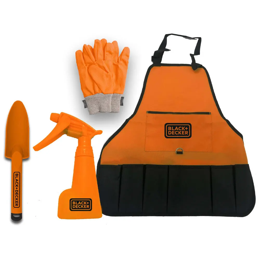 Black And Decker Kids 4-Piece Gardening Set - Pretend Play Costume 1