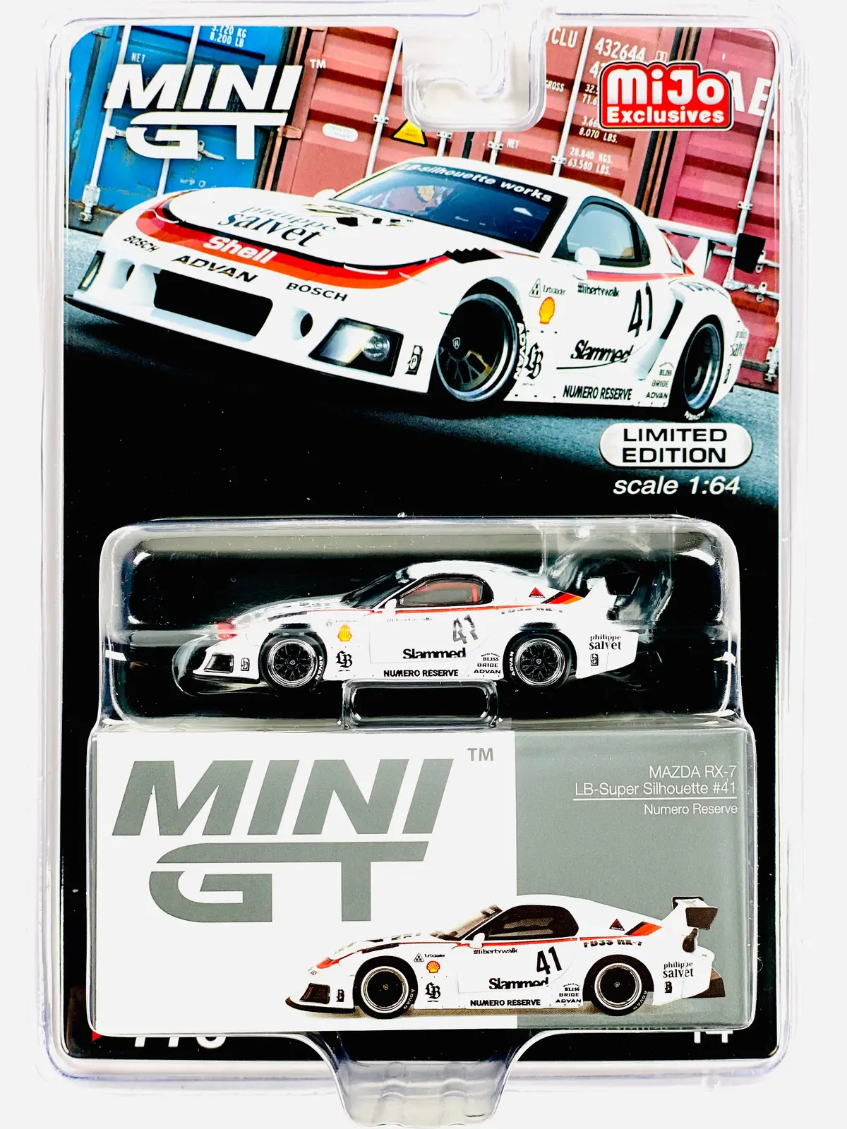 Mini Gt Mijo Exclusive Mazda Rx-7 Lb-Super Silhouette #41 Numero Reserve #773 1