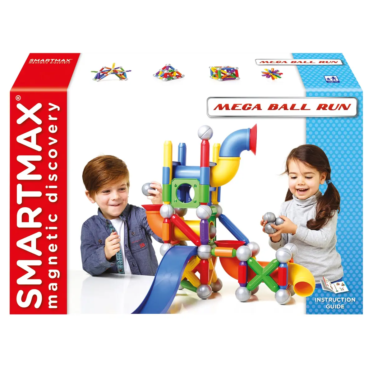 Smartmax 74-Piece Magnetic Discovery Mega Ball Run Set 1