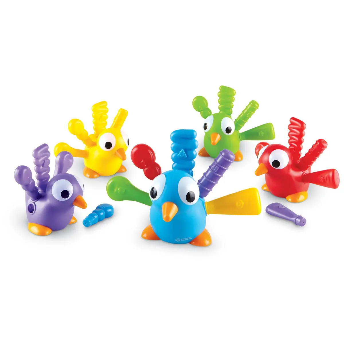 Learning Resources Fine Motor Peacock Pals - Textured Feathers For Tactile Learning 1