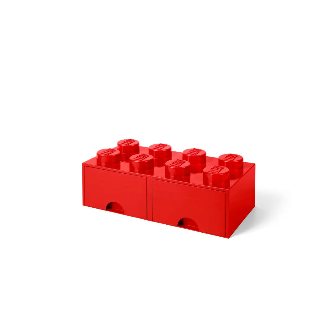 Room Copenhagen Lego Storage Brick Drawer 8 - Bright Red 1