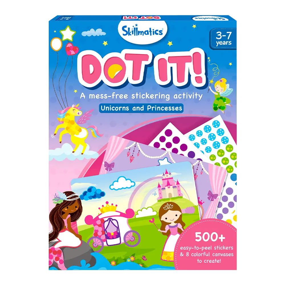 Dot It! Unicorn & Princess Sticker Art Kit - Magical Themes 1
