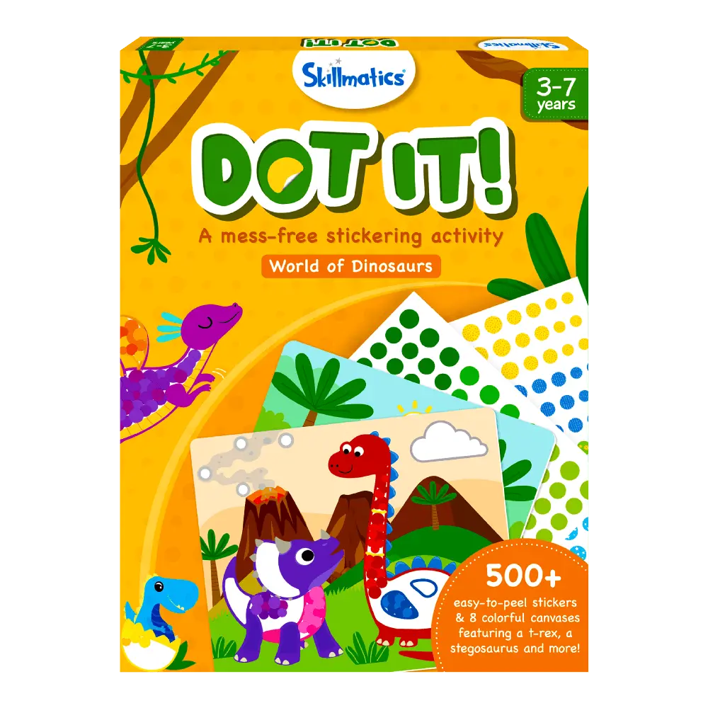 Dot It! World Of Dinosaurs Sticker Art Kit 1