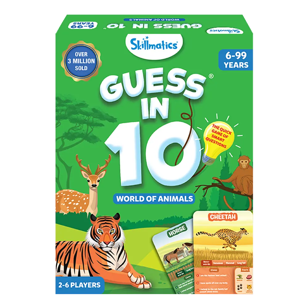 Guess In 10 World Of Animals Educational Card Game 1