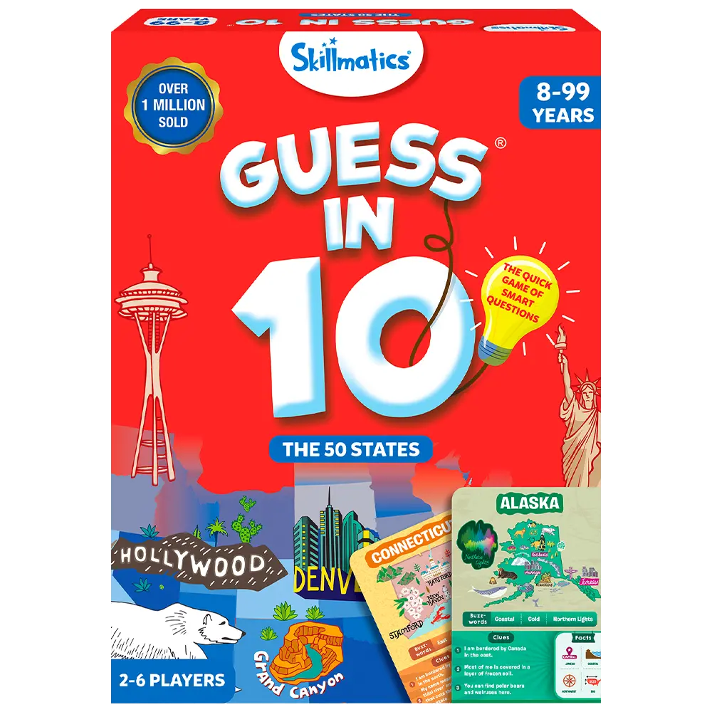 Guess In 10 The 50 States Educational Board Game 1