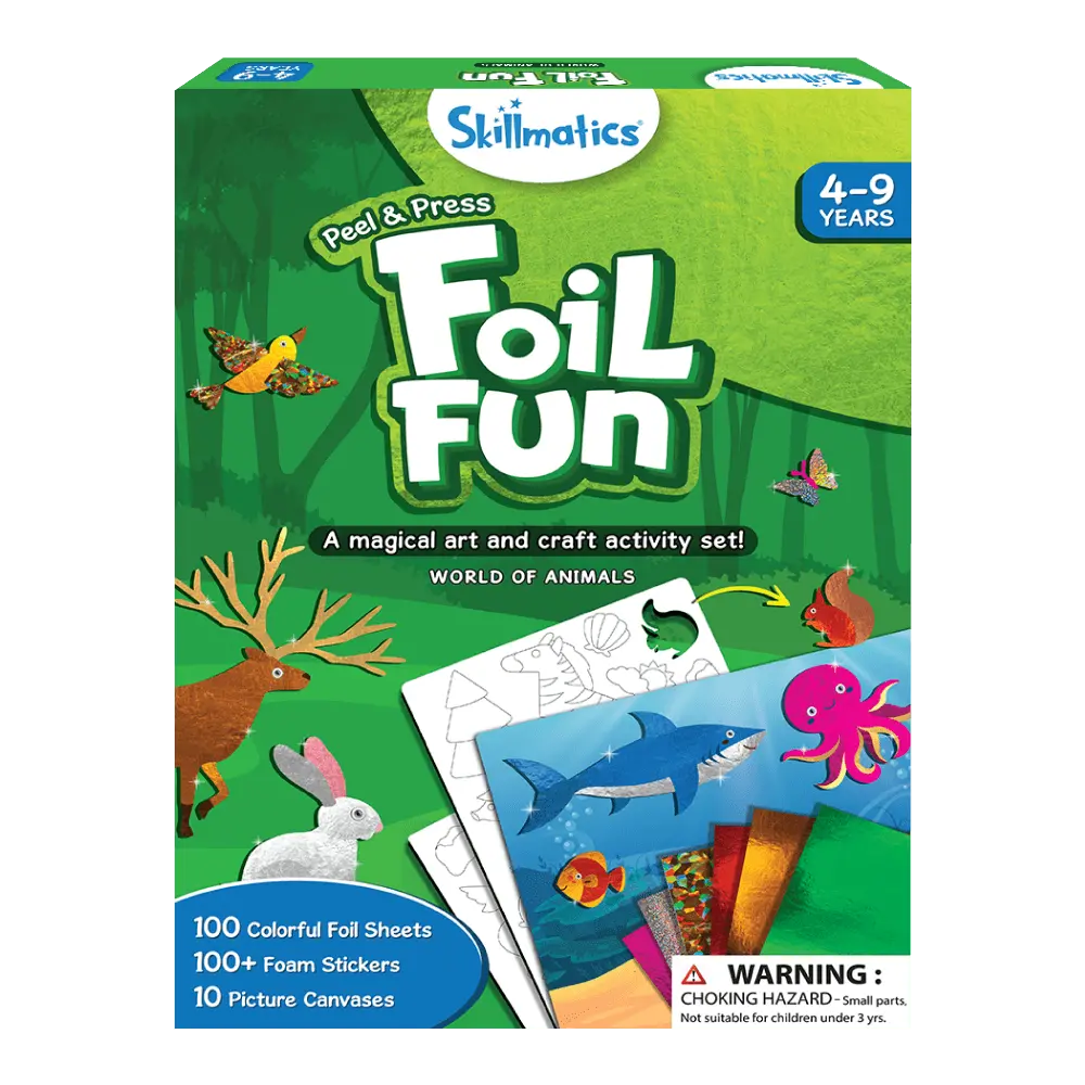 Foil Fun World Of Animals Creative Foil Art Kit 1