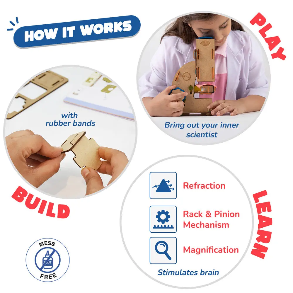 Smartivity Stem Diy Microscope Kit For Kids Ages 8+ 1