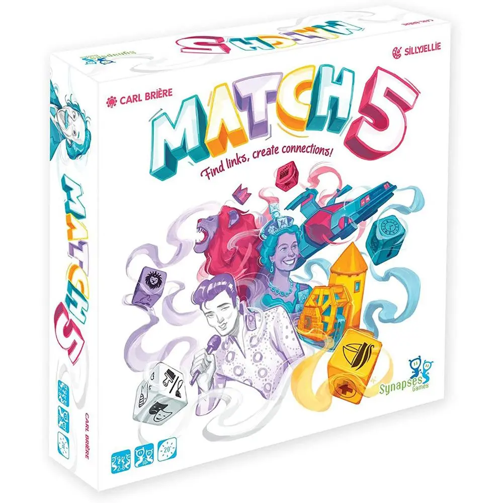 Synapses Games Match 5 Creative Word Linking Board Game 1