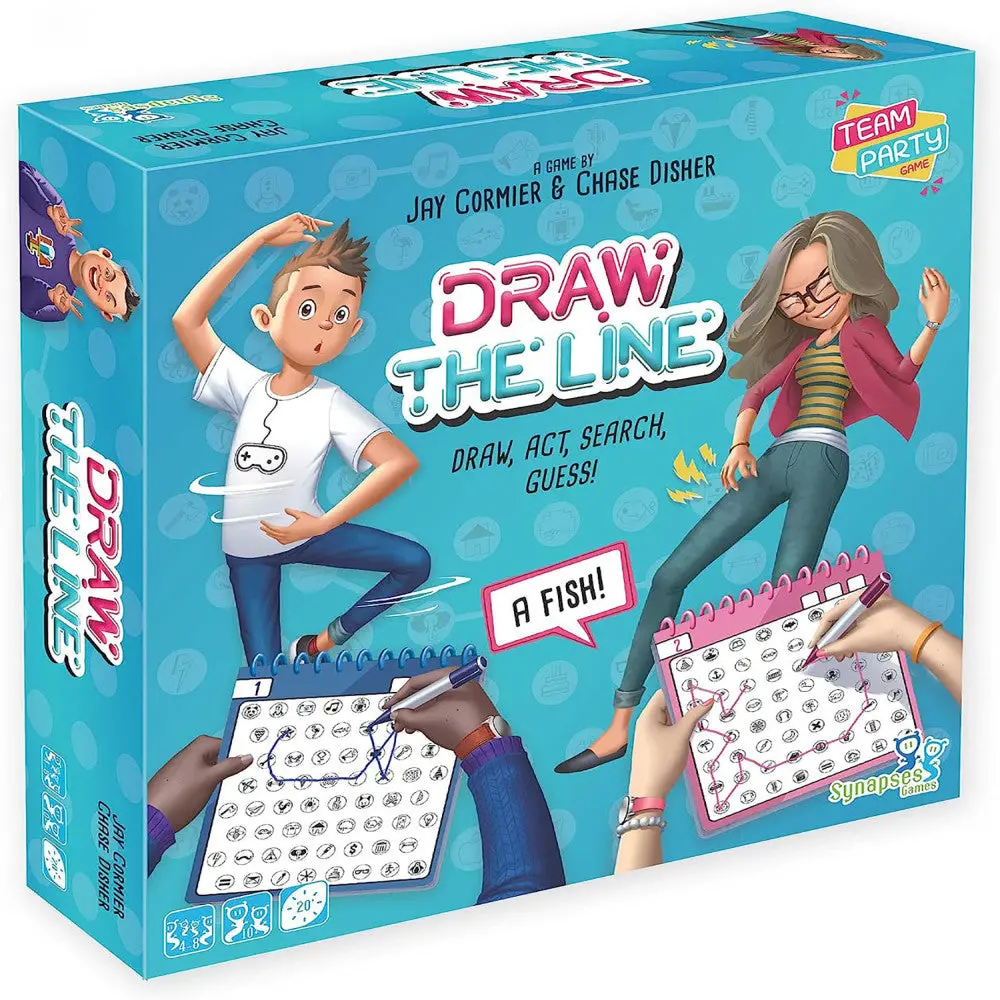 Synapses Games Draw The Line Interactive Party Game 1