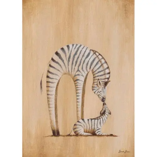 Oopsy Daisys Safari Kisses Canvas Art - Sarah Lowe Collection 1