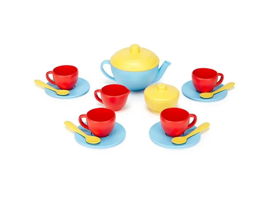 Green Toys Eco-Friendly Tea Set – Blue 1