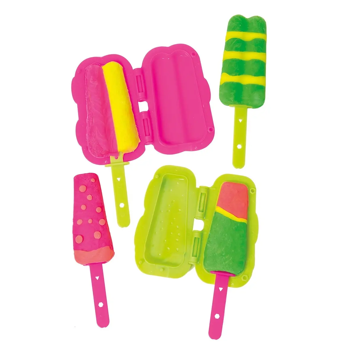 Tutti Frutti Neon Ice Pop Multicolor Modeling Dough 1