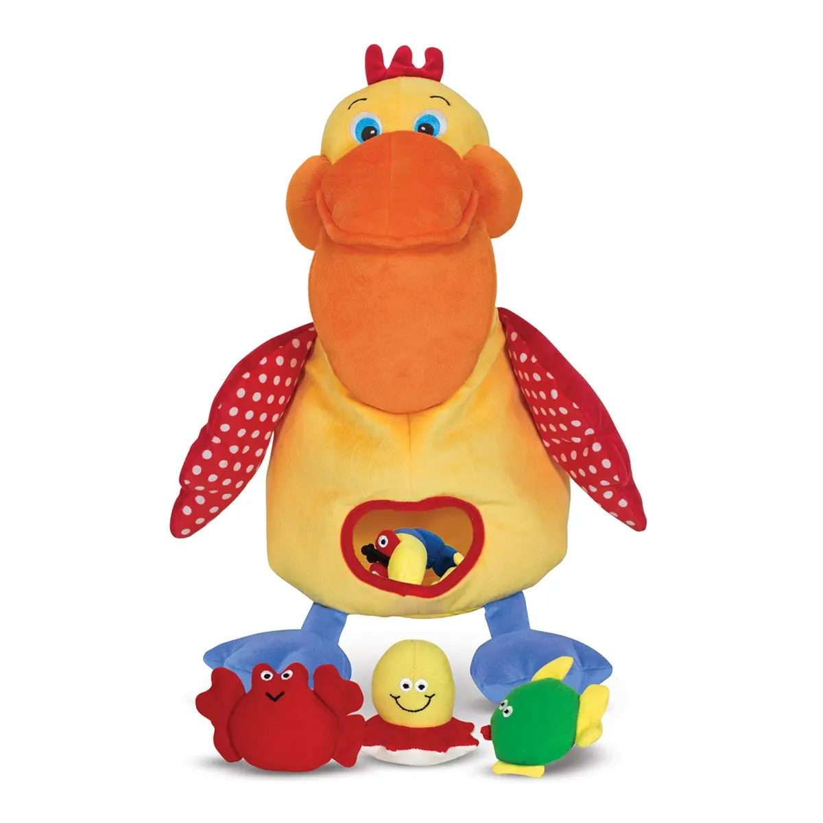Melissa & Doug K's Kids Hungry Pelican Plush Learning Toy 1