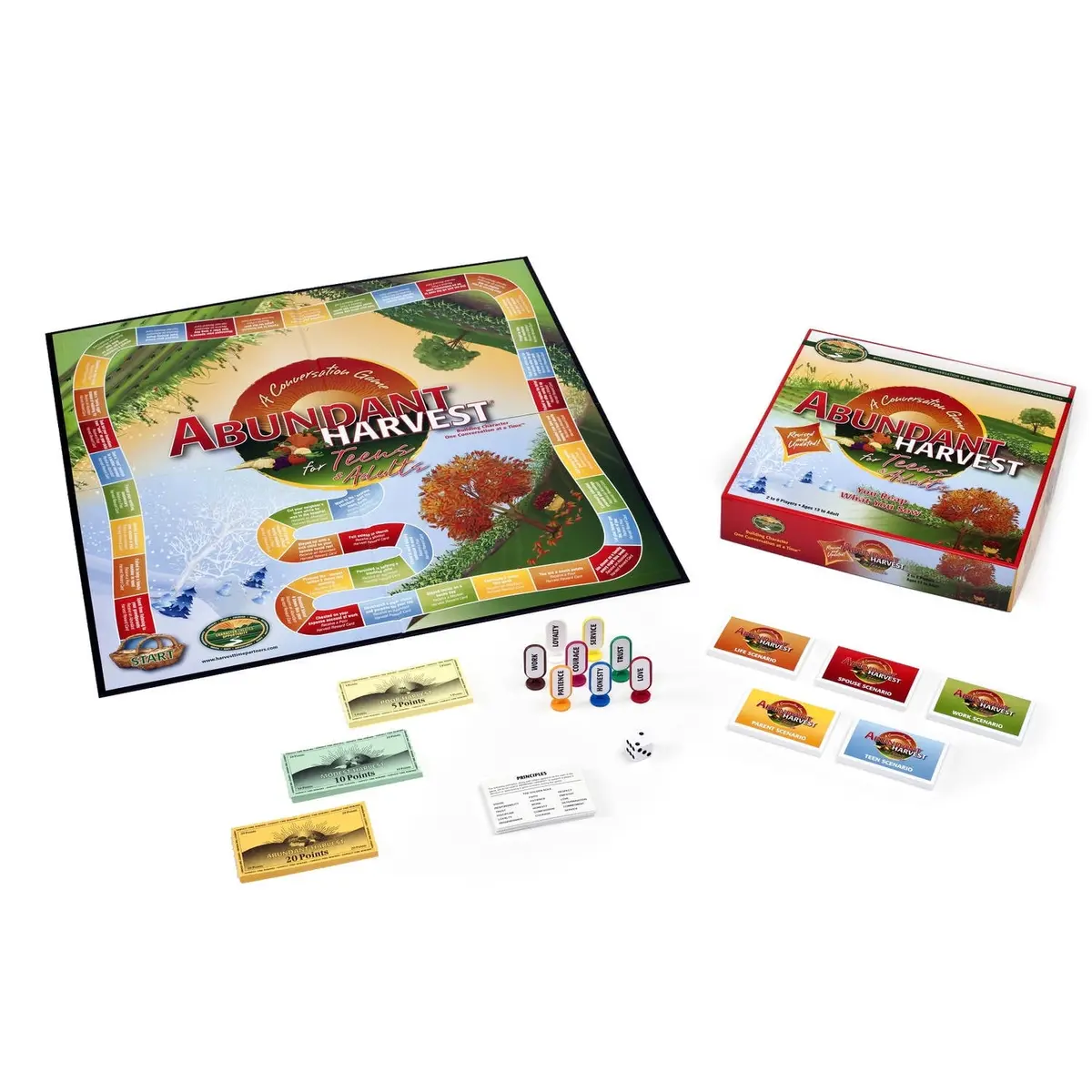Abundant Harvest For Teens & Family Conversation Board Game 1