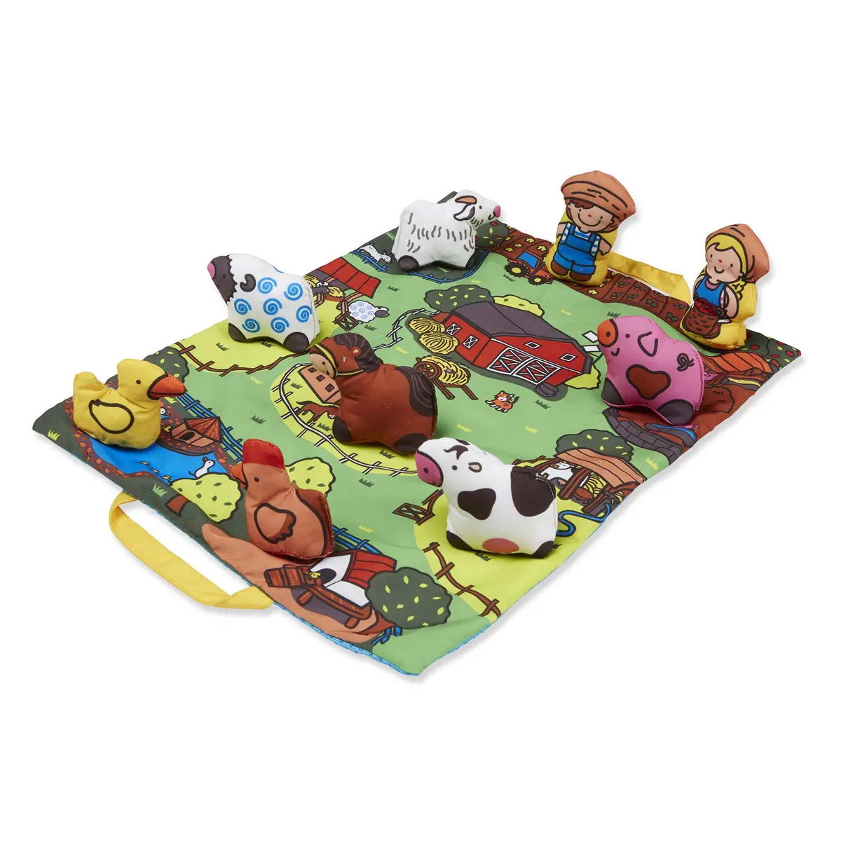 Melissa & Doug Take-Along Farm Play Mat ‚Äì Interactive Toddler Activity Set 1