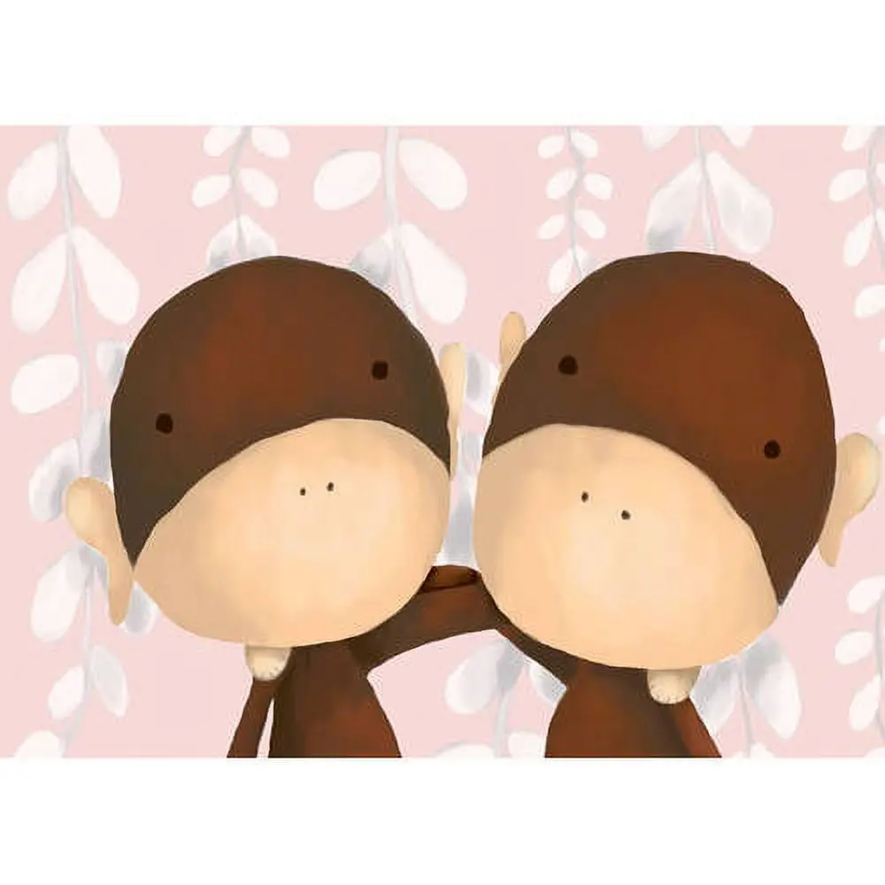 Oopsy Daisy Two Of A Kind Blue Canvas Wall Art 14X10 1