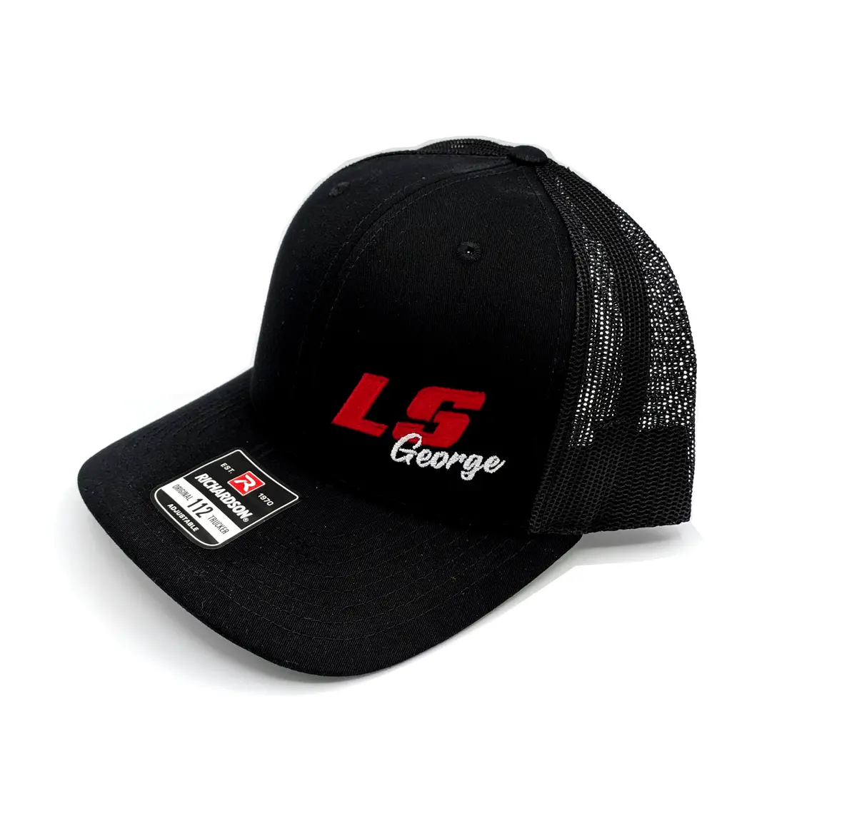 New Ls George Black Snapback Hat 1
