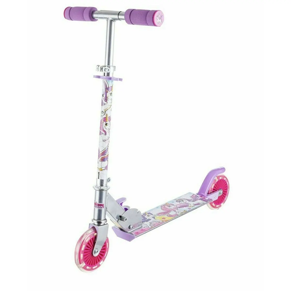 Ozbozz Unicorn Scooter With Light-Up Wheels For Magical Rides 1