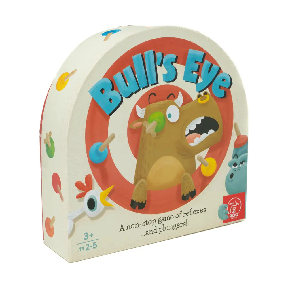 Bull's Eye Animal Card Plunger Game By Roo Games 1