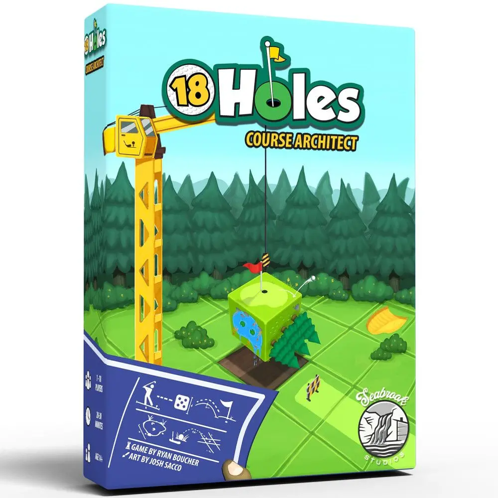 18 Holes: Course Architect Roll & Write Strategy Game 1